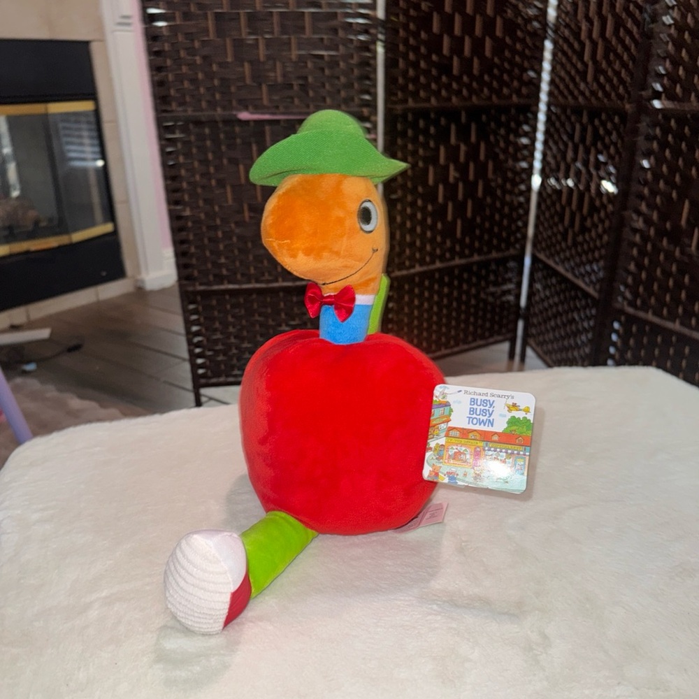 Busy Busy Town Colorful Plush Lowly Worm Toy